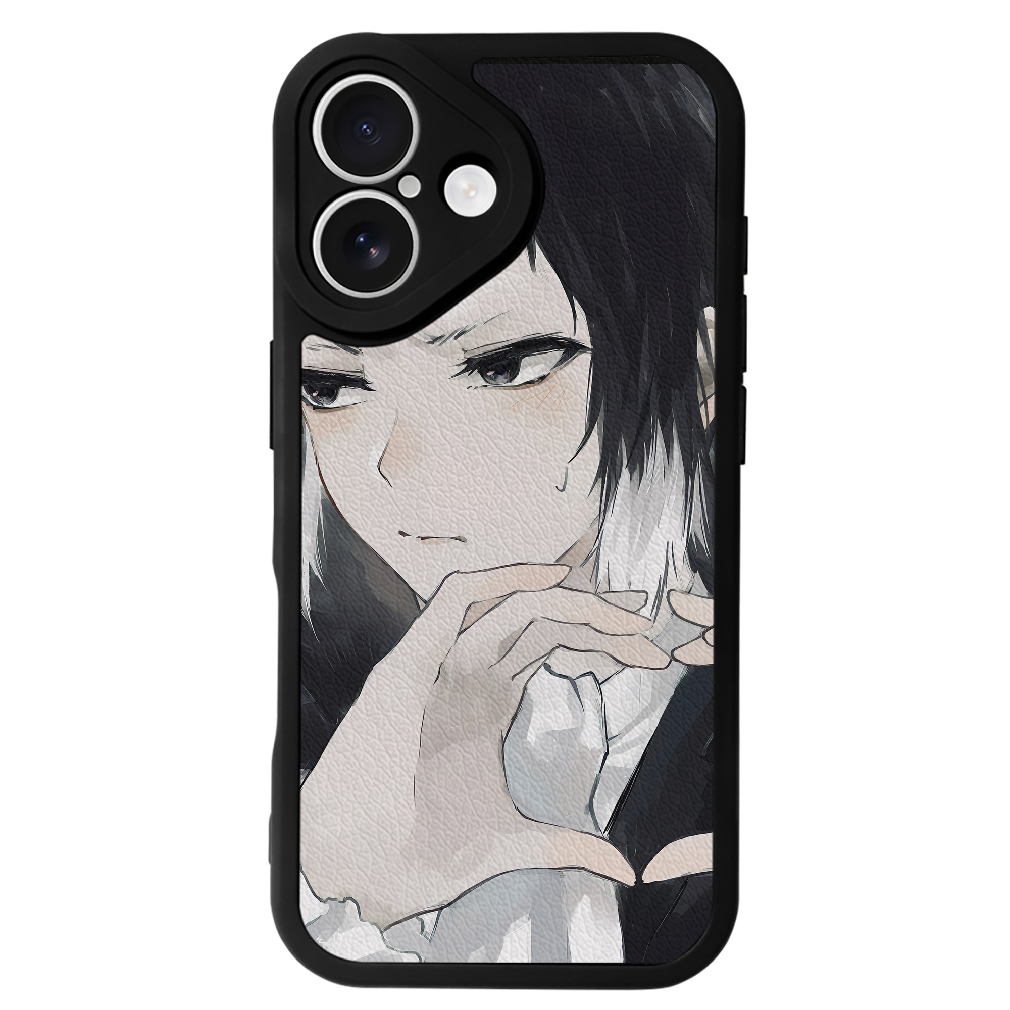 （画像用） 文豪ストレイドッグス Bungo Stray Dogs 【iPhone 16シリーズ対応】シリコンスマホケース（レザー調） 材質：シリコン